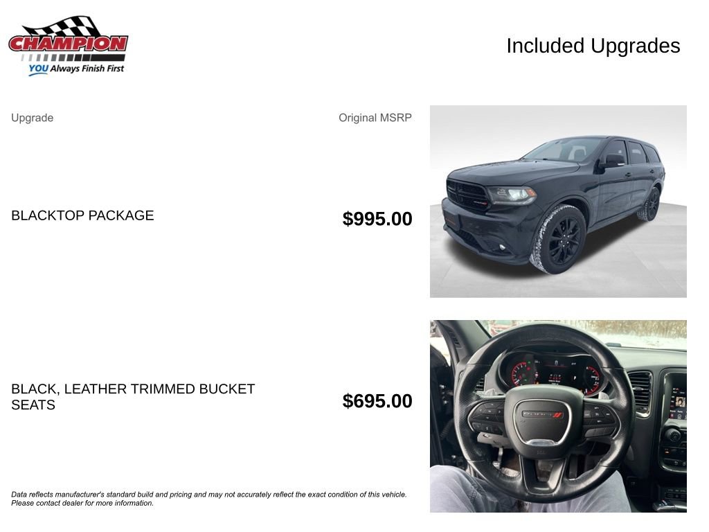 Used 2018 Dodge Durango GT w/ Blacktop Package image 7