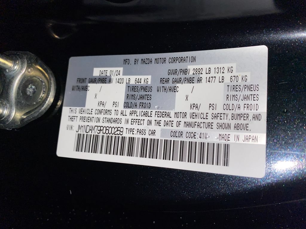 Certified 2024 MAZDA MX-5 Miata RF Grand Touring RWD image 27