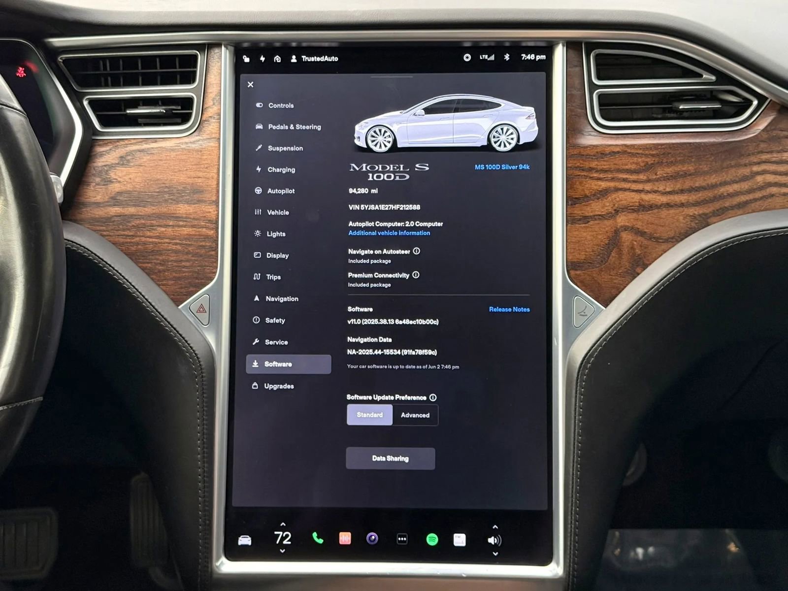 Used 2017 Tesla Model S 90D AWD/4WD image 13