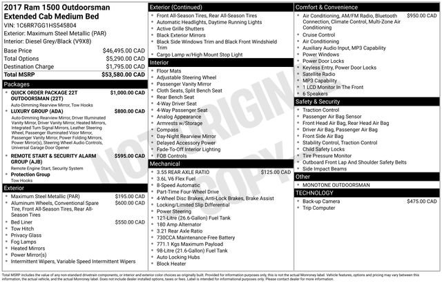 Used 2017 RAM 1500 Outdoorsman image 32