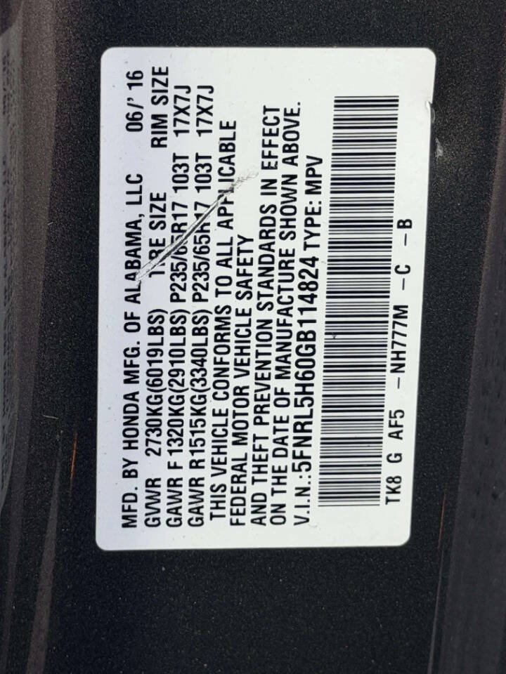 Used 2016 Honda Odyssey EX-L image 23