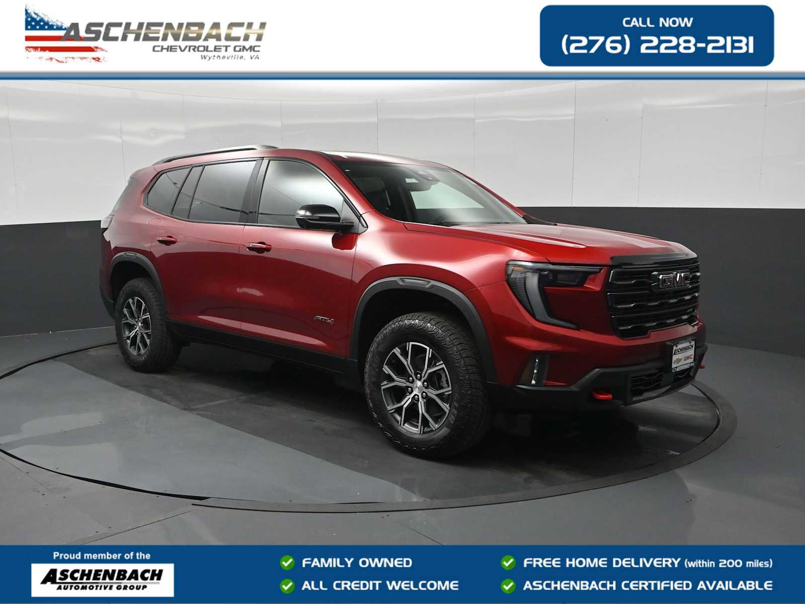 New 2026 GMC Acadia AT4