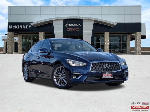 Used 2022 INFINITI Q50 Luxe w/ Cargo Package RWD image 1