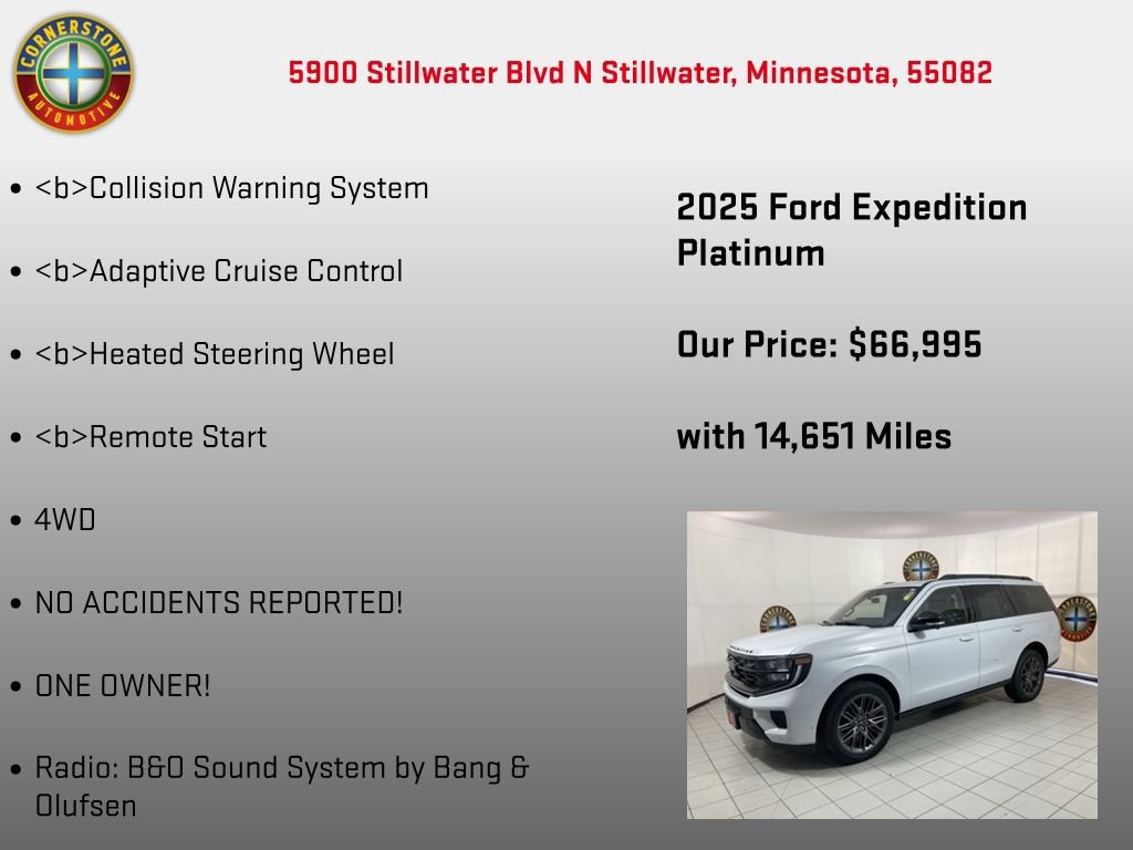 Used 2025 Ford Expedition Platinum w/ Stealth Performance Package AWD/4WD image 10