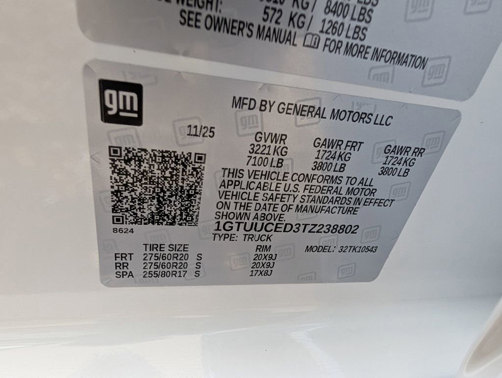 New 2026 GMC Sierra 1500 Elevation w/ X31 Off-Road Package AWD/4WD image 34