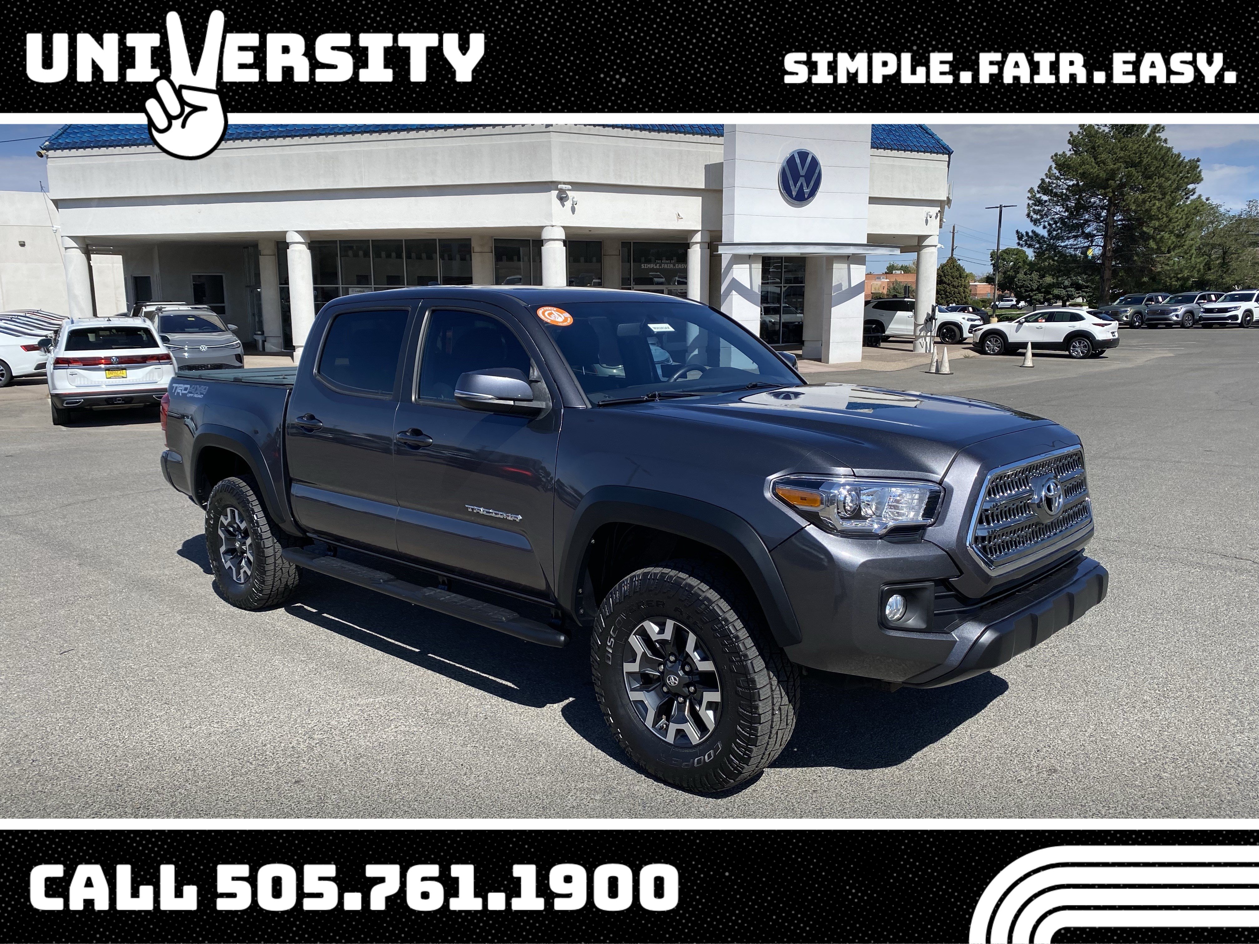 Used 2017 Toyota Tacoma TRD Off-Road w/ Premium & Technology Package