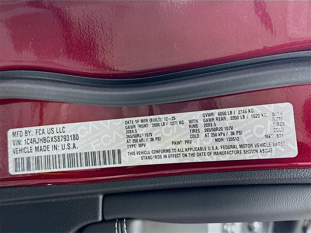 New 2025 Jeep Grand Cherokee Limited image 7