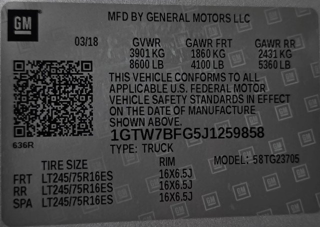 Used 2018 GMC Savana 2500 Extended w/ Enhanced Convenience Package RWD image 44