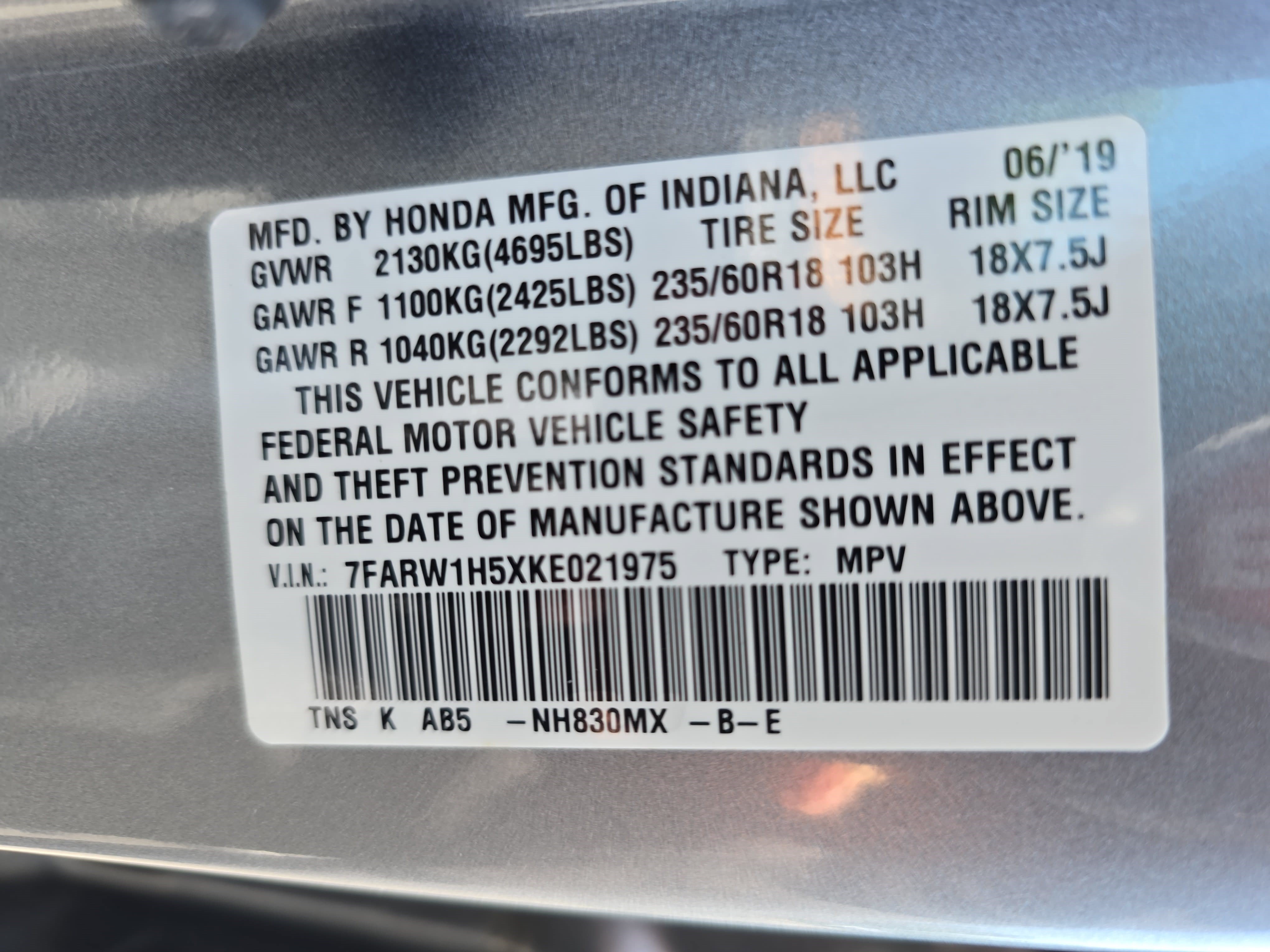Used 2019 Honda CR-V EX image 35