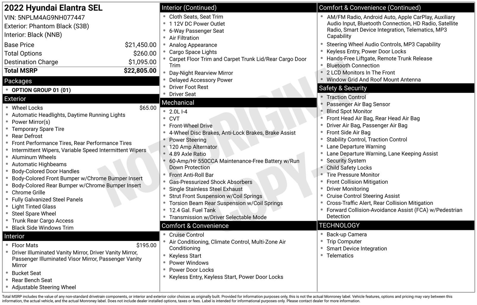 Used 2022 Hyundai Elantra SEL image 37