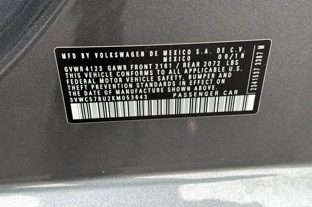Used 2019 Volkswagen Jetta SE FWD image 54