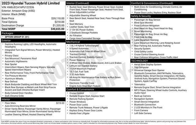 Used 2023 Hyundai Tucson Limited AWD/4WD image 28