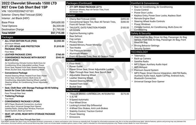 Used 2022 Chevrolet Silverado 1500 RST w/ All Star Edition Plus AWD/4WD image 34