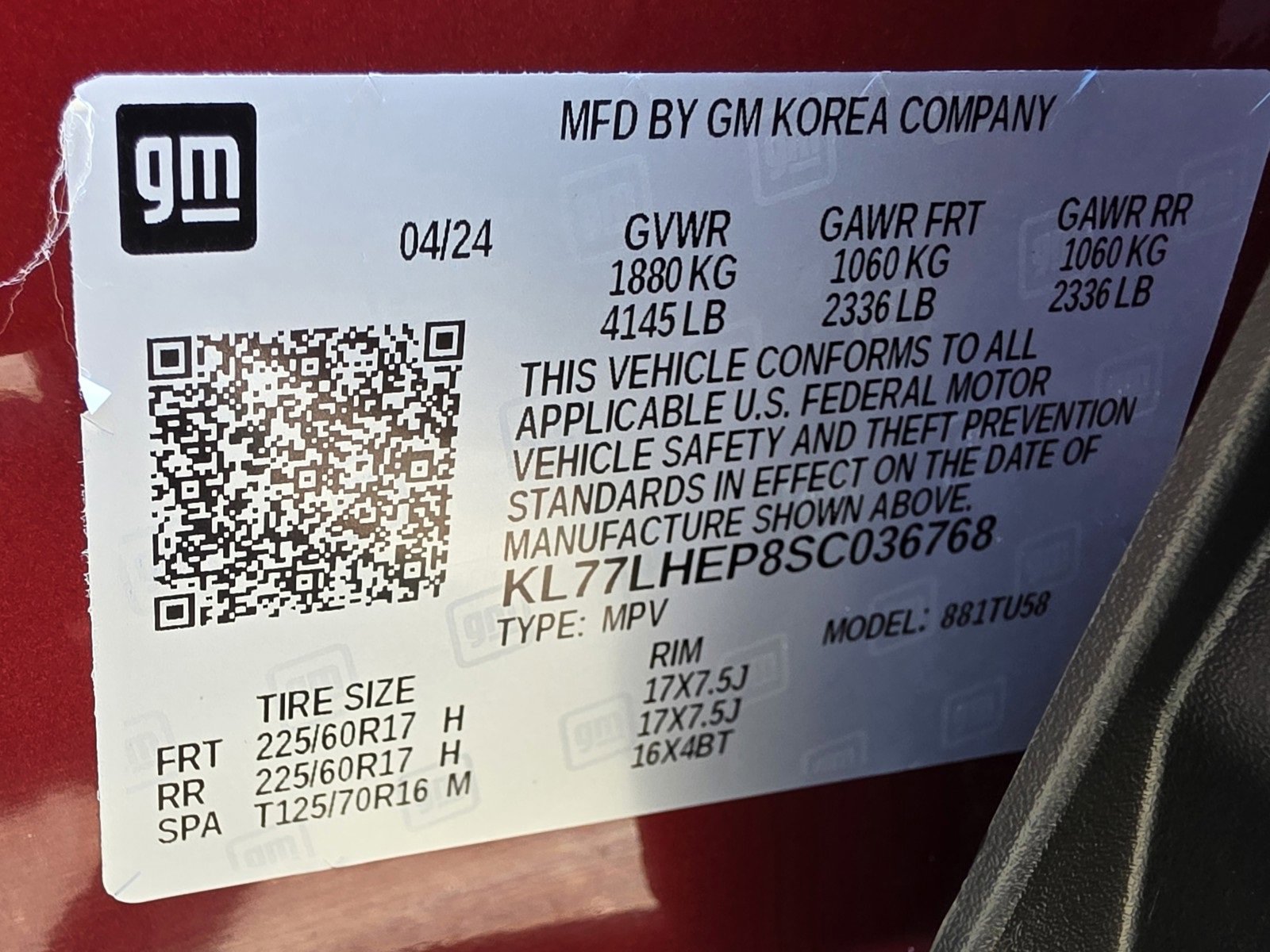 Certified 2025 Chevrolet Trax LT w/ Driver Confidence Package image 33