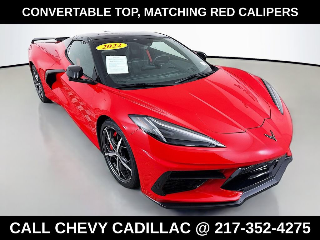 Used 2022 Chevrolet Corvette Stingray Preferred Conv w/ Z51 Performance Package