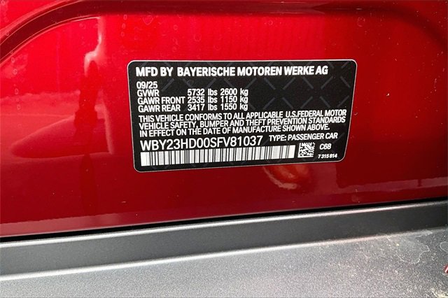 New 2025 BMW i4 eDrive40 w/ Parking Assistance Package image 13