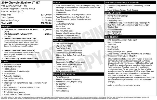 Used 2019 Chevrolet Equinox LT FWD image 34
