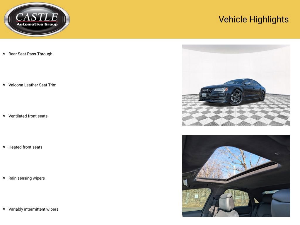 Used 2015 Audi S8 w/ S8 Cold Weather Package image 7