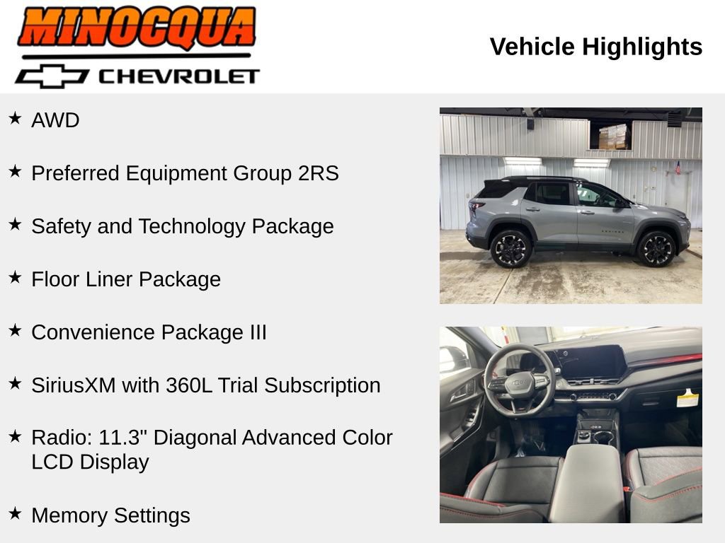 New 2026 Chevrolet Equinox RS w/ Convenience Package III image 2