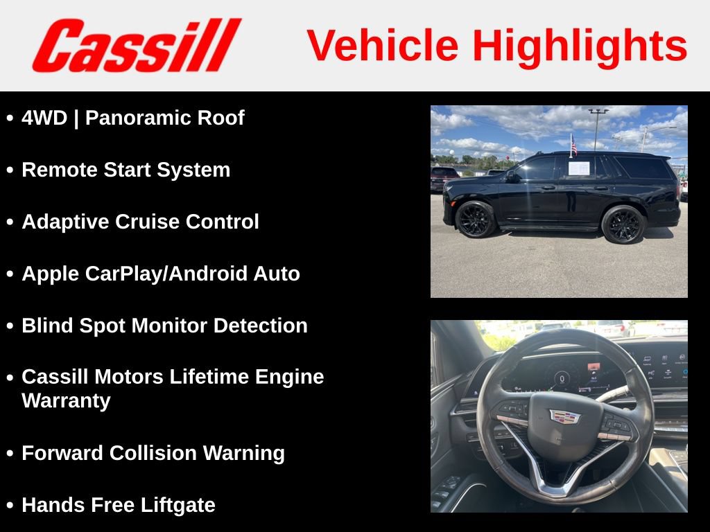 Used 2022 Cadillac Escalade Sport w/ Touring Package AWD/4WD image 7