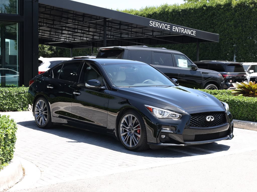 Certified 2023 INFINITI Q50 Red Sport 400 RWD image 2