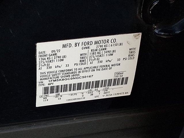 Used 2022 Ford Explorer ST w/ Equipment Group 401A AWD/4WD image 26