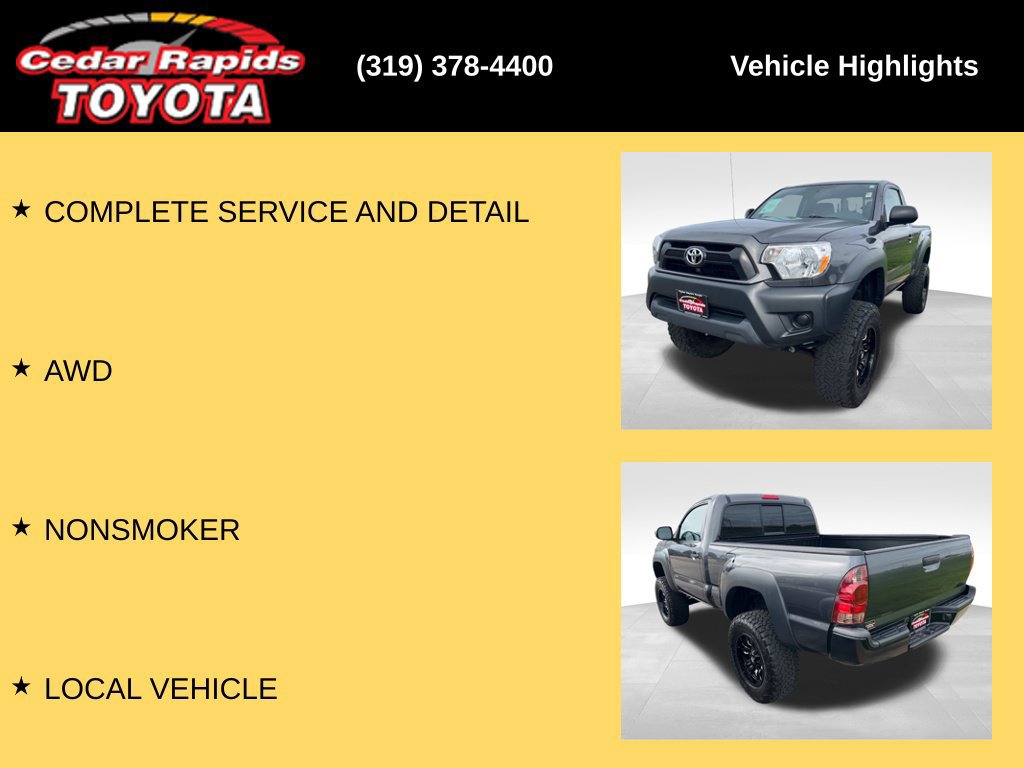 Used 2014 Toyota Tacoma 4x4 Regular Cab image 7