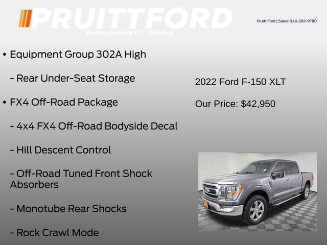 Used 2022 Ford F150 XLT w/ Equipment Group 302A High AWD/4WD image 19