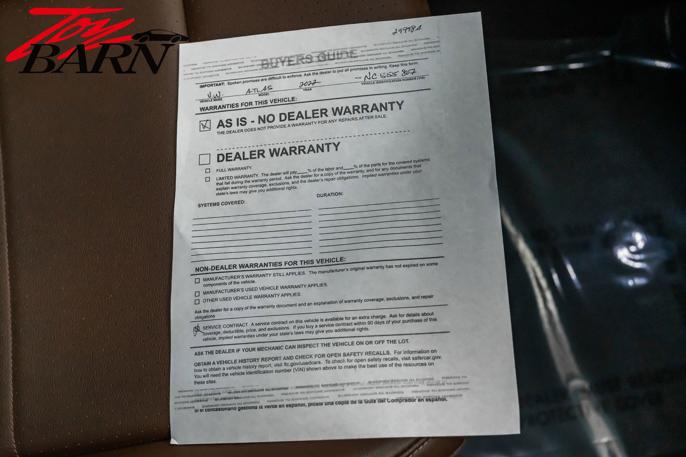 Used 2022 Volkswagen Atlas SE image 49