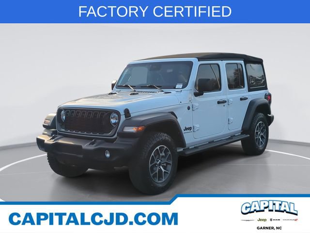 Certified 2024 Jeep Wrangler Sport S