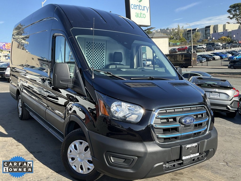 Used 2022 Ford E-Transit 148 High Roof Extended w/ Load Area Protection Package image 1