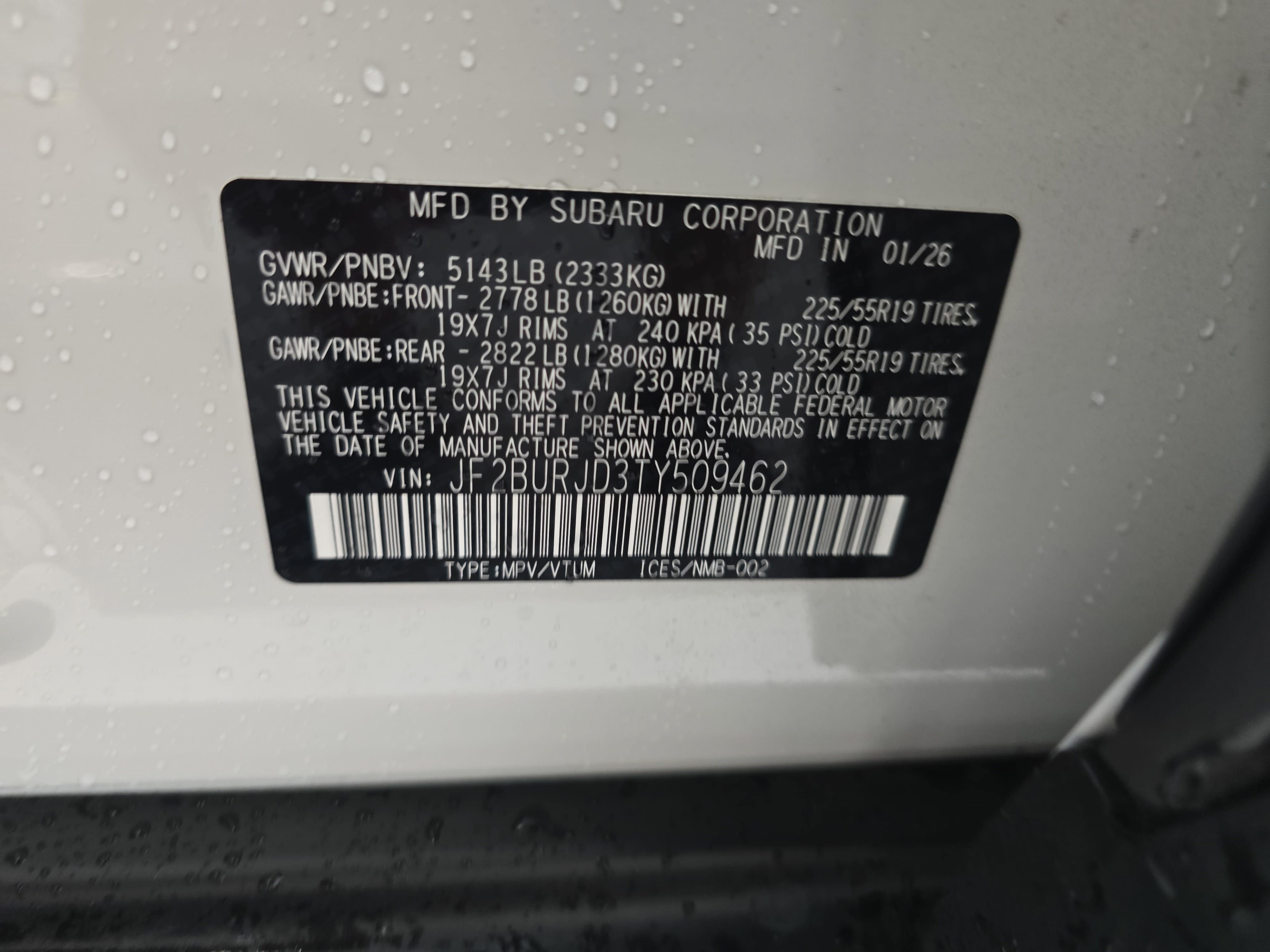 Used 2026 Subaru Outback Touring XT AWD/4WD image 33