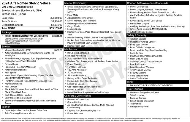 Used 2024 Alfa Romeo Stelvio Veloce image 41