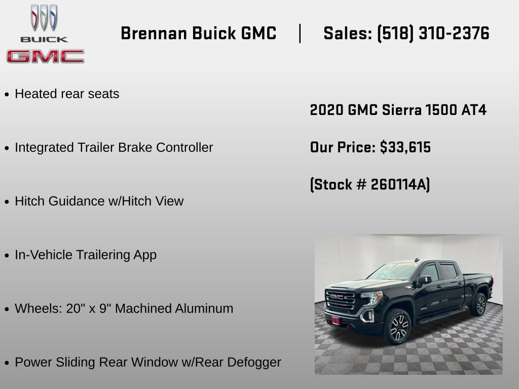 Certified 2020 GMC Sierra 1500 AT4 w/ AT4 Premium Package AWD/4WD image 30