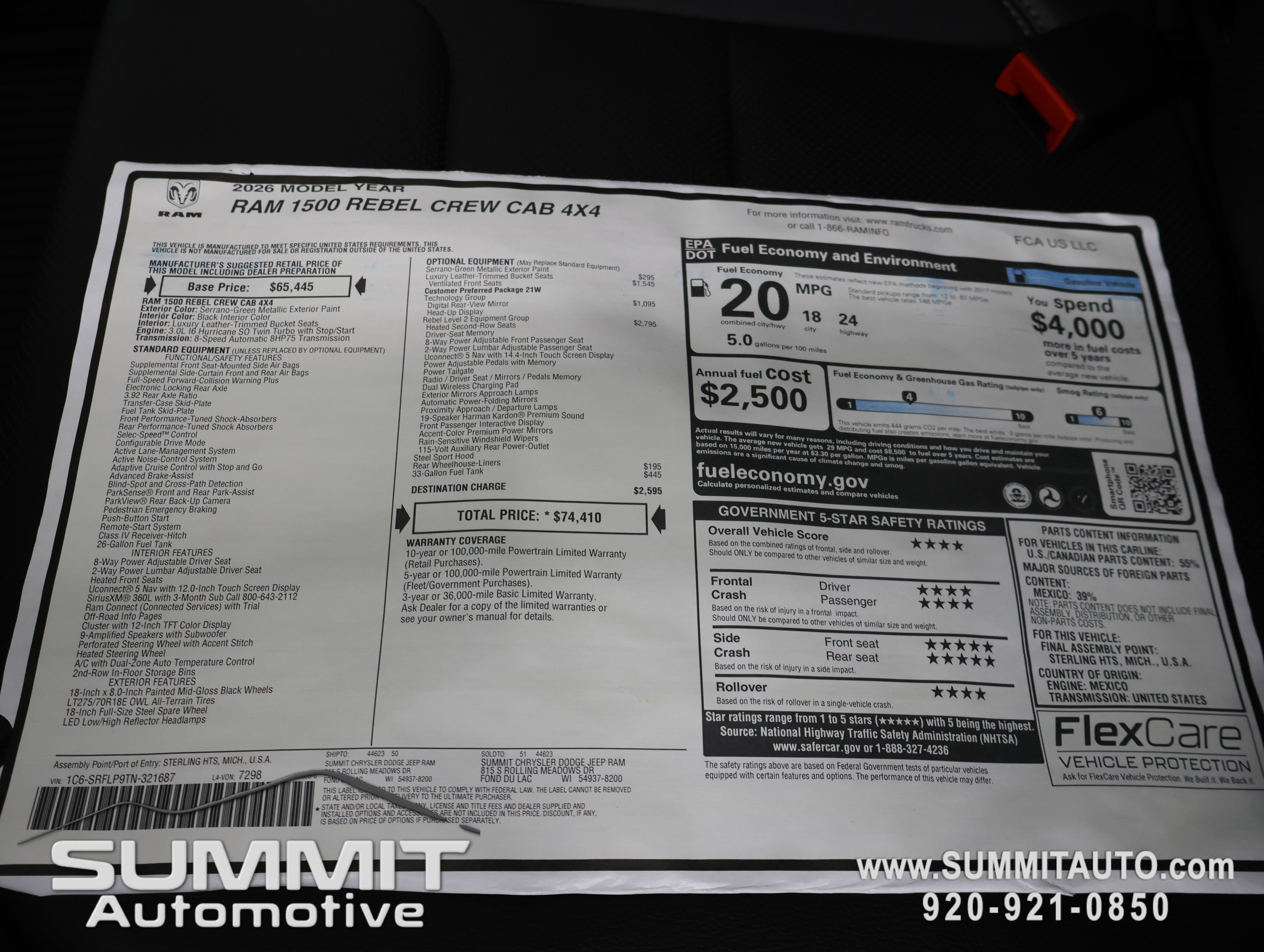 New 2026 RAM 1500 Rebel image 39