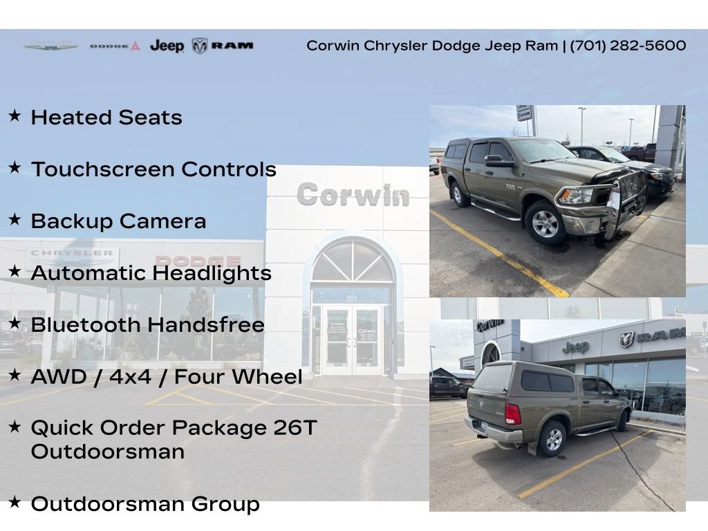 Used 2015 RAM 1500 Outdoorsman AWD/4WD image 8