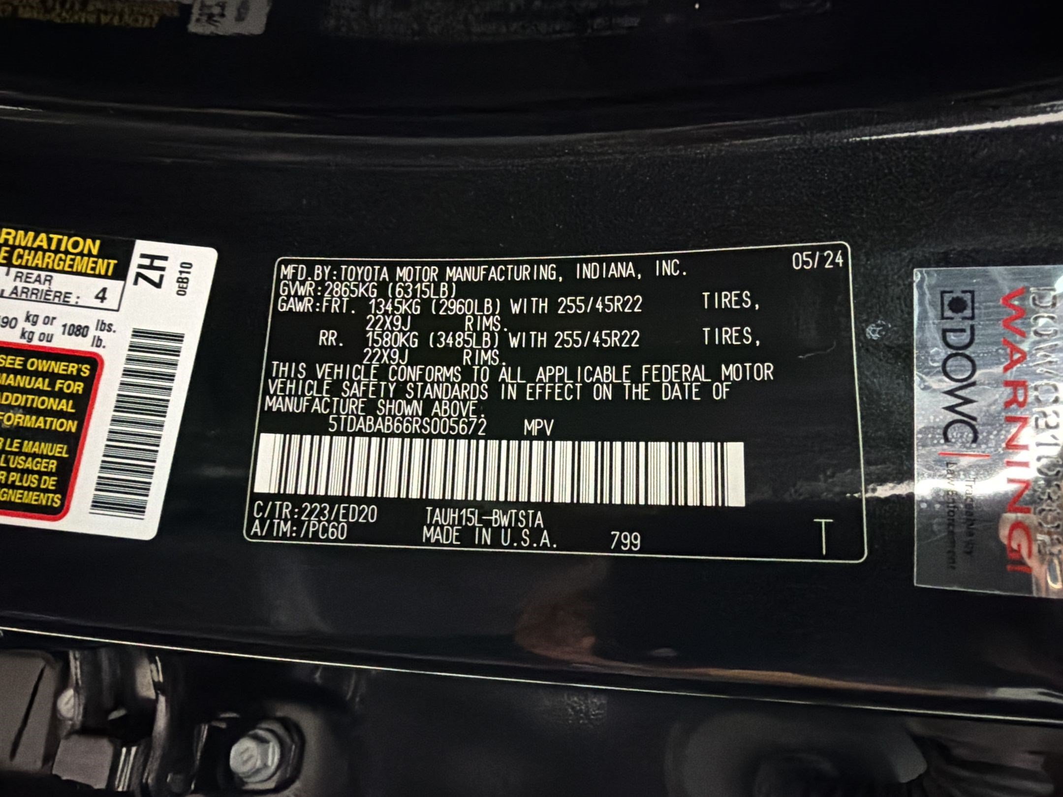 Certified 2024 Lexus TX 500h AWD w/ Technology Package image 26