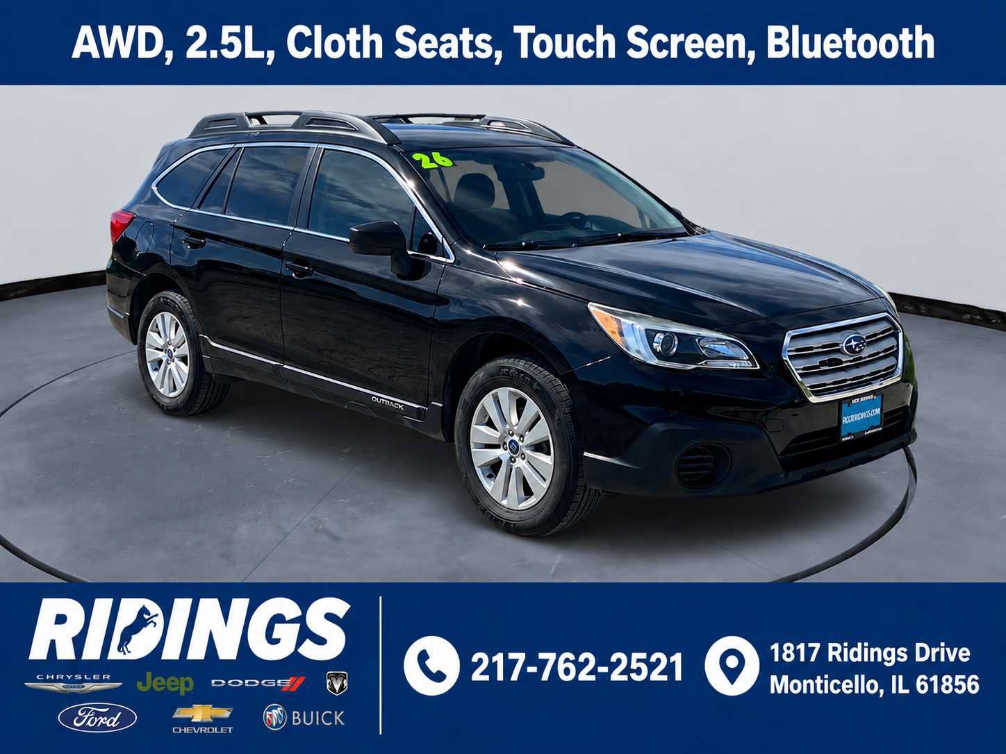 Used 2017 Subaru Outback 2.5i AWD/4WD image 1