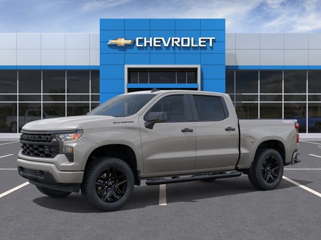 New 2026 Chevrolet Silverado 1500 Custom w/ Turbomax Blackout Package AWD/4WD image 2