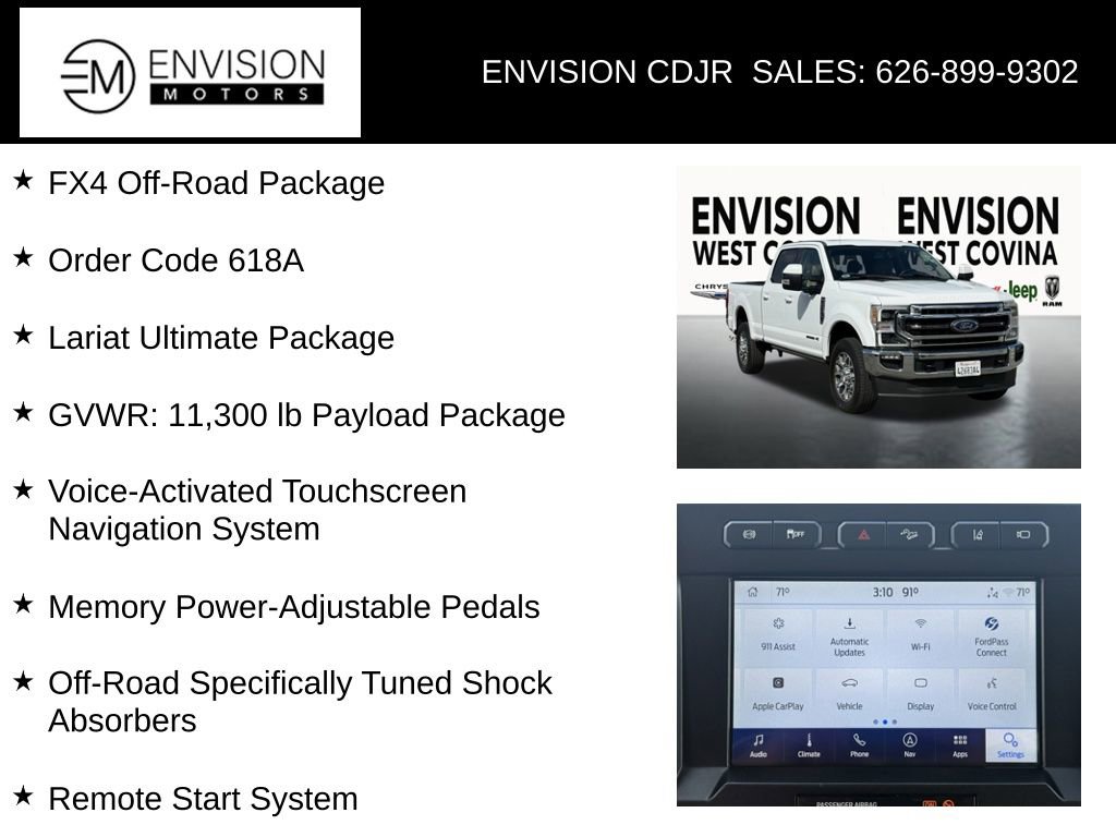 Used 2020 Ford F350 Lariat w/ Lariat Ultimate Package image 34