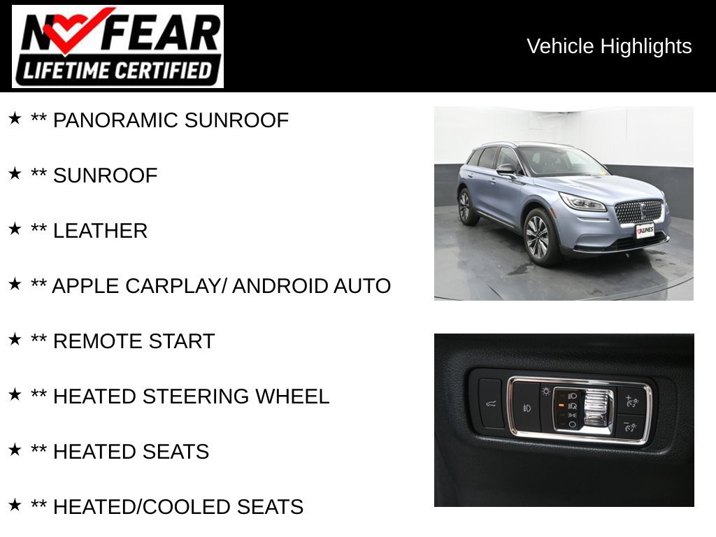 Used 2022 Lincoln Corsair Reserve w/ Equipment Group 201A AWD/4WD image 2