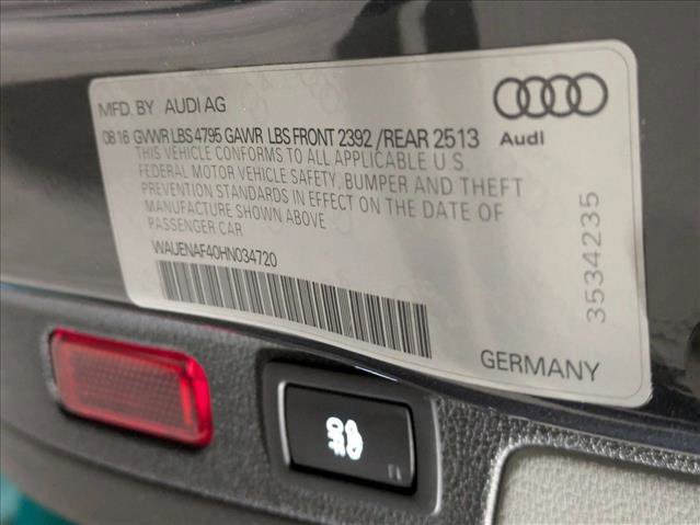 Used 2017 Audi A4 2.0T Premium Plus w/ Premium Plus Package image 16