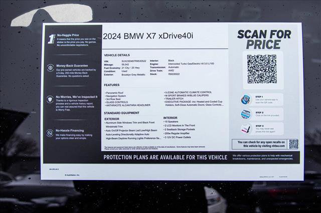 Used 2024 BMW X7 xDrive40i w/ Executive Package image 30