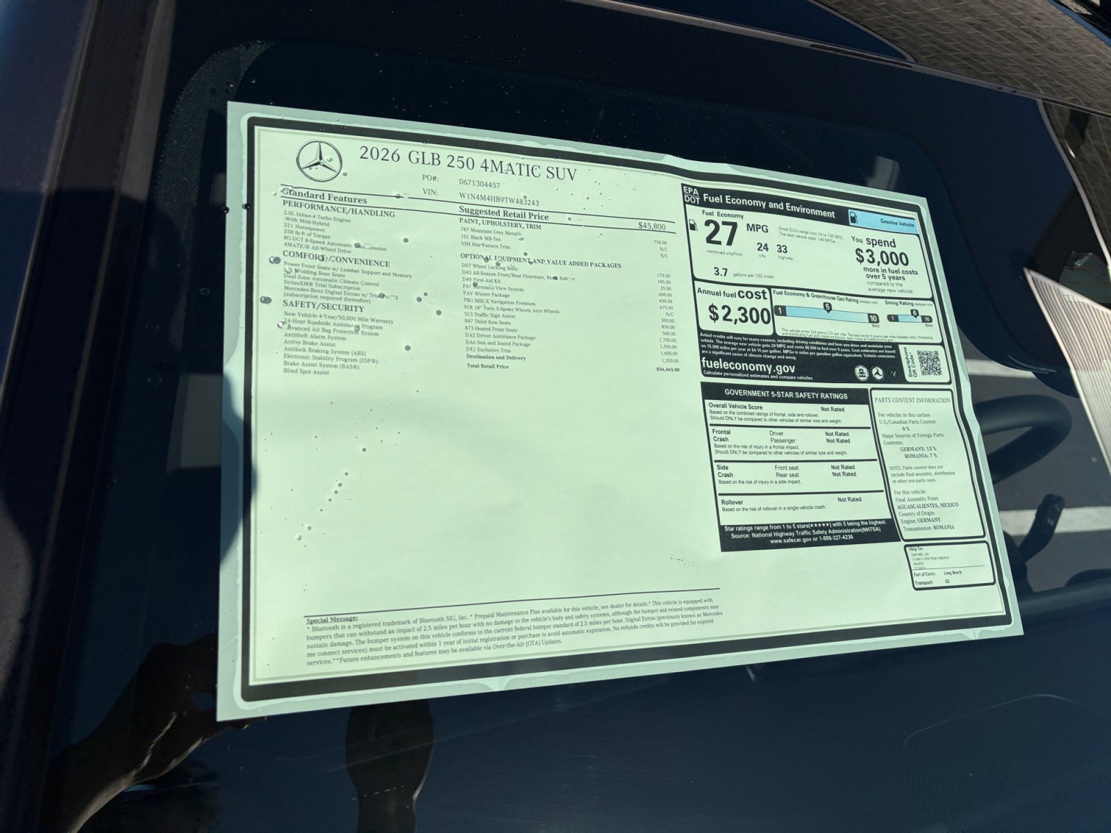 New 2026 Mercedes-Benz GLB 250 4MATIC image 35