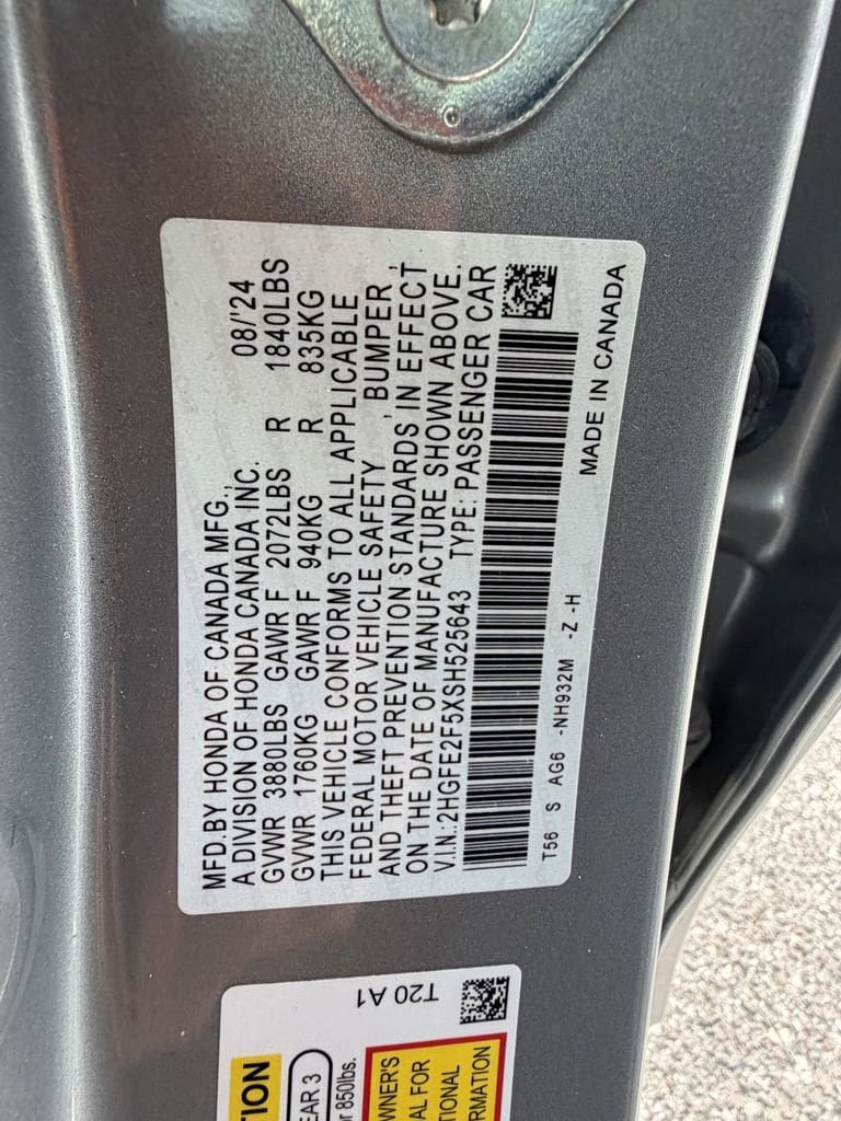 Used 2025 Honda Civic Sport image 33