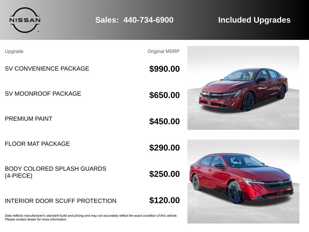New 2026 Nissan Sentra SV w/ SV Convenience Package image 7
