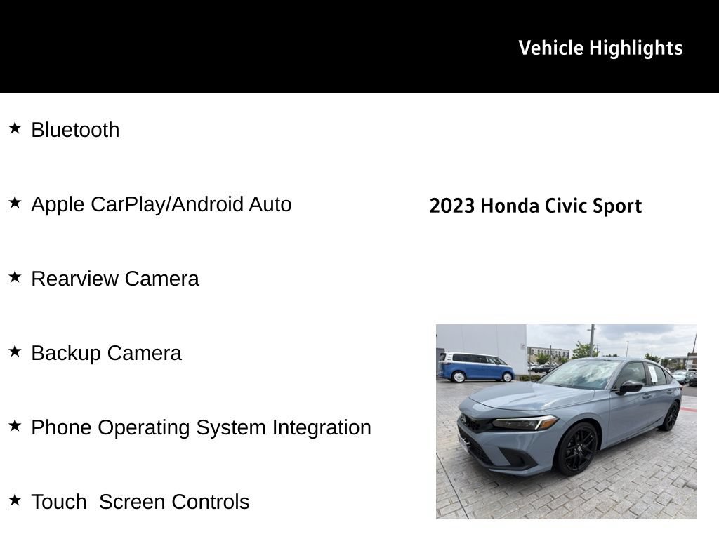Used 2023 Honda Civic Sport image 25