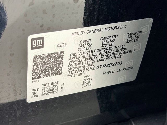 Certified 2026 Chevrolet Tahoe RST w/ RST Capability Package AWD/4WD image 23