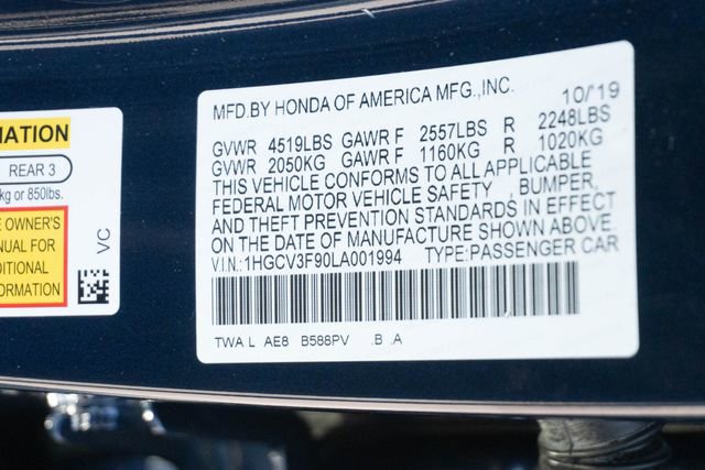 Certified 2020 Honda Accord Touring image 30
