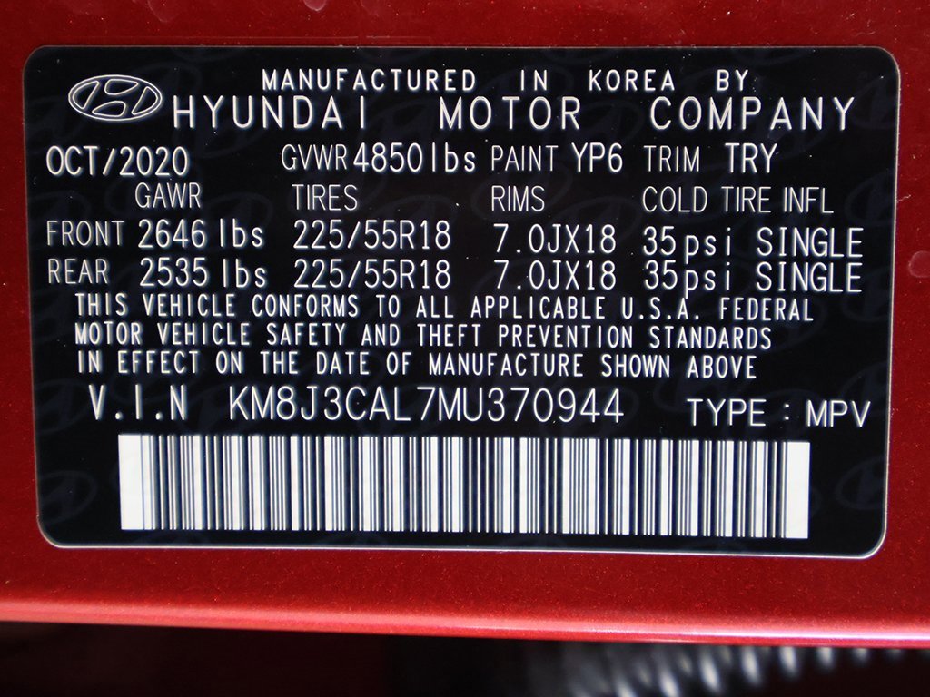 Used 2021 Hyundai Tucson Ultimate w/ Cargo Package image 50